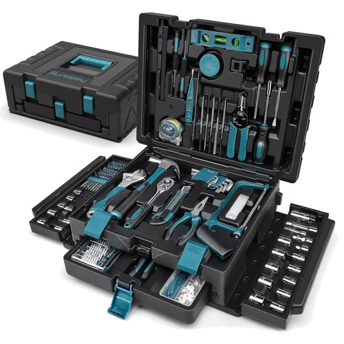 Werkzeugkoffer 379 teile blau - werkzeugkoffer,